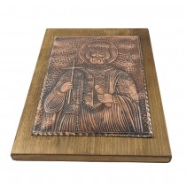Copper Icon Saint King Boris Michael