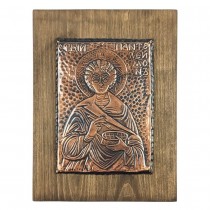 Copper Icon Saint Pantaleimon