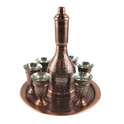Copper set for Alcochol (Rakia Set)