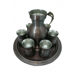 Copper Wine Set In Vino Veritas