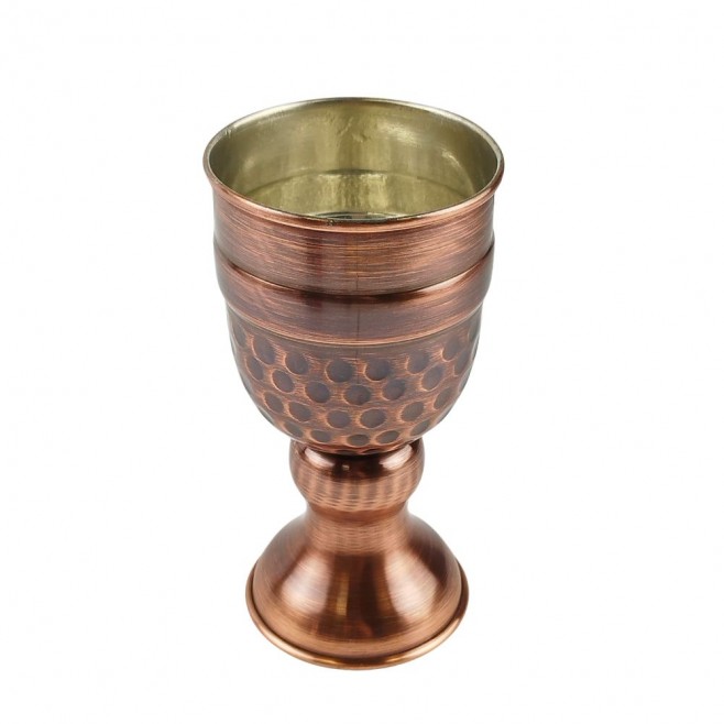 Copper wine cup