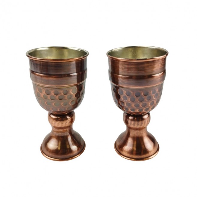 Copper wine cup