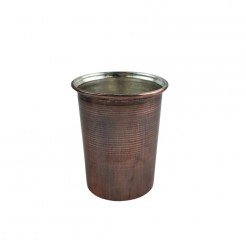 Massive copper cup for brandy 100 ml
