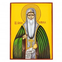 Ръчно рисувана икона свети иван рилски