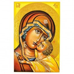 РЪЧНО РИСУВАНА ИКОНА СВЕТА БОГОРОДИЦА ВЛАДИМИРСКА