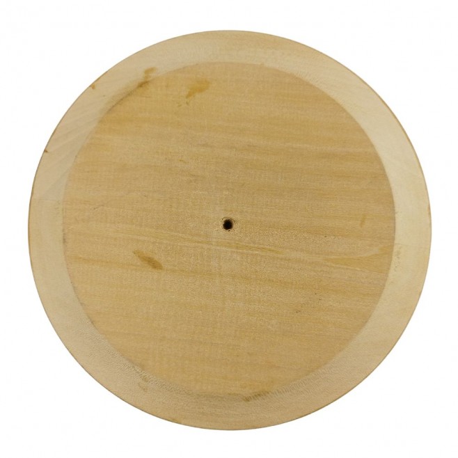 Wooden Plate Pyrography With Folklore Motifs 18